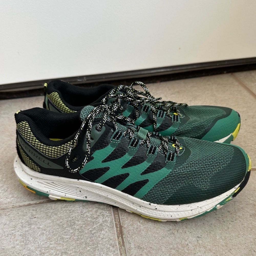 Merrell Nova 3 Vibram Pine‎ Green Men’s Hiking Outdoors Shoes size 8.5 training
